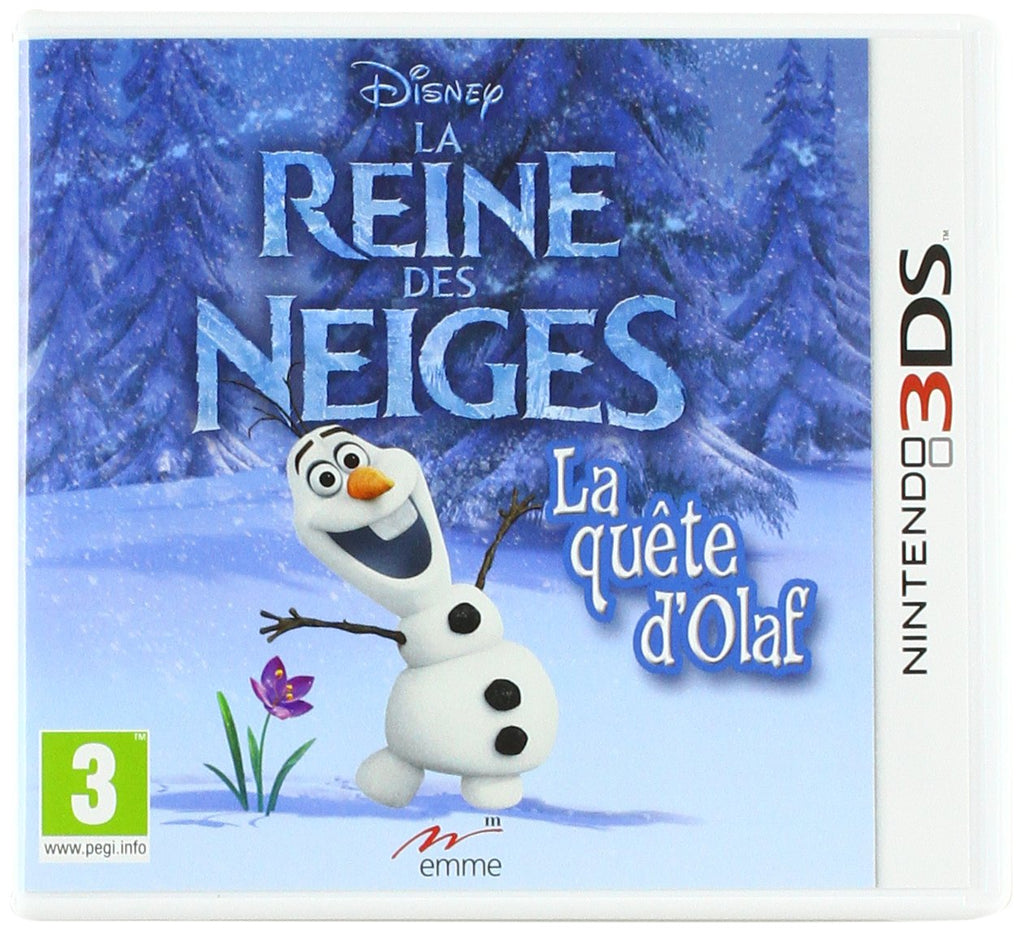Das Cover von La Reine des Neiges: La Quete d'Olaf für Nintendo 3DS
