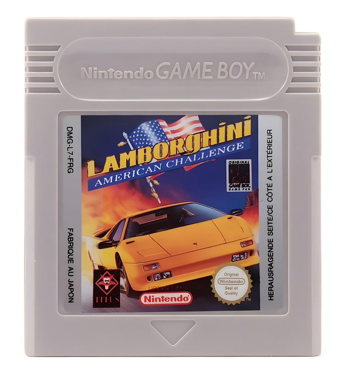 Das Modul von Lamborghini: American Challenge für GameBoy
