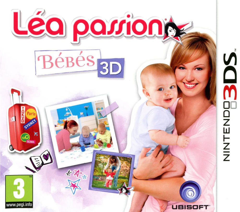 Das Cover von Lea Passion Babies 3D / Léa Passion Bébés 3D für Nintendo 3DS