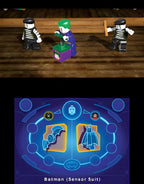 Das Cover von LEGO Batman 2: DC Super Heroes für Nintendo 3DS zeigt Batman und andere Helden, USK ab 6.