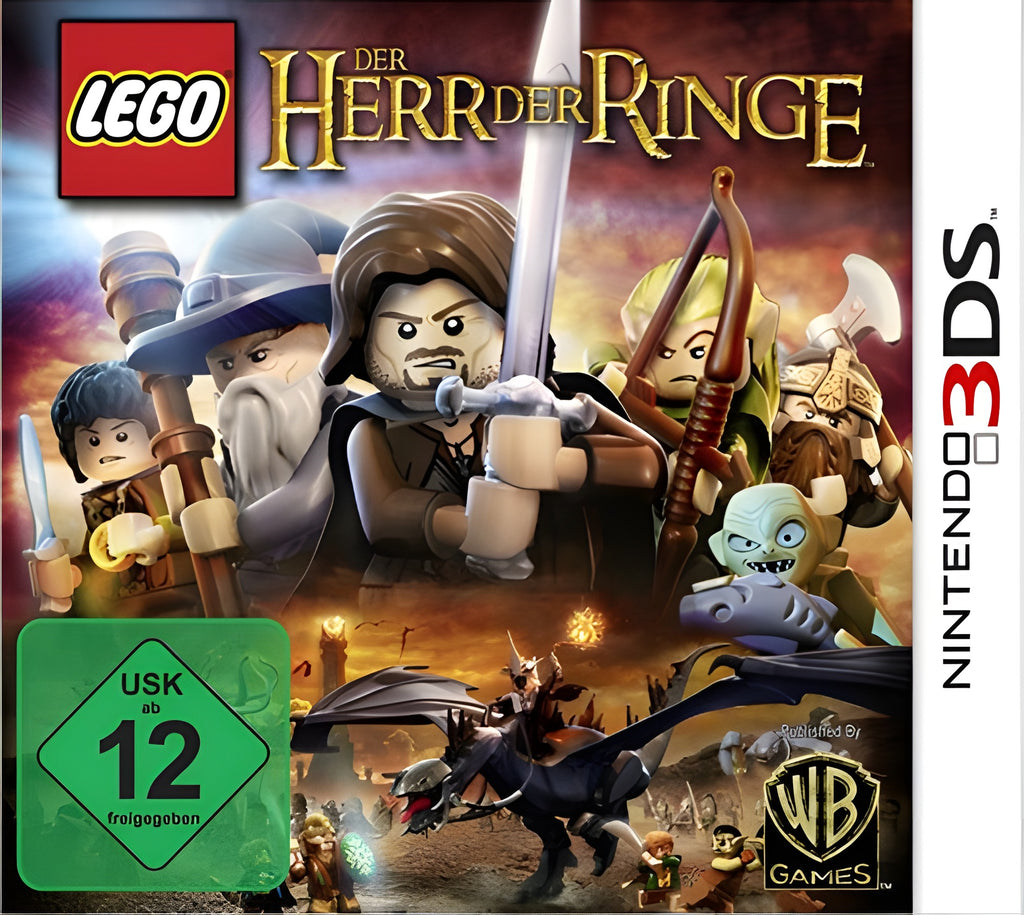Das Cover von Lego: Der Herr der Ringe für Nintendo 3DS