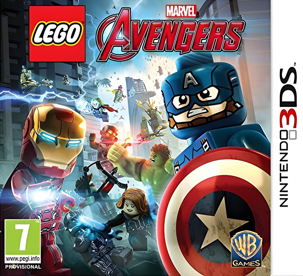 Das Cover von Lego Marvel Avengers für Nintendo 3DS