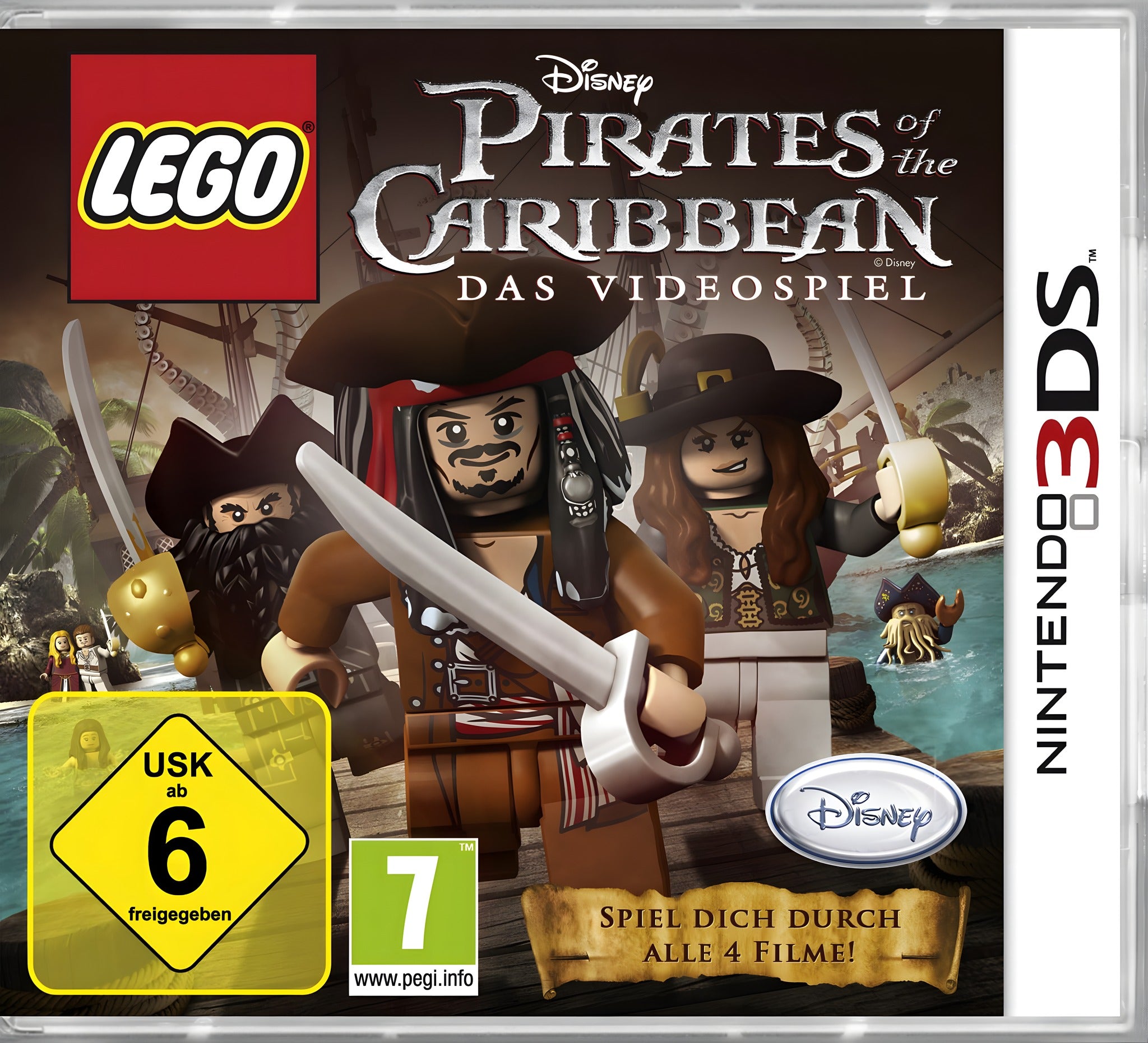 LEGO Pirates of the Caribbean: Das Videospiel (DE) – Cover Vorderseite