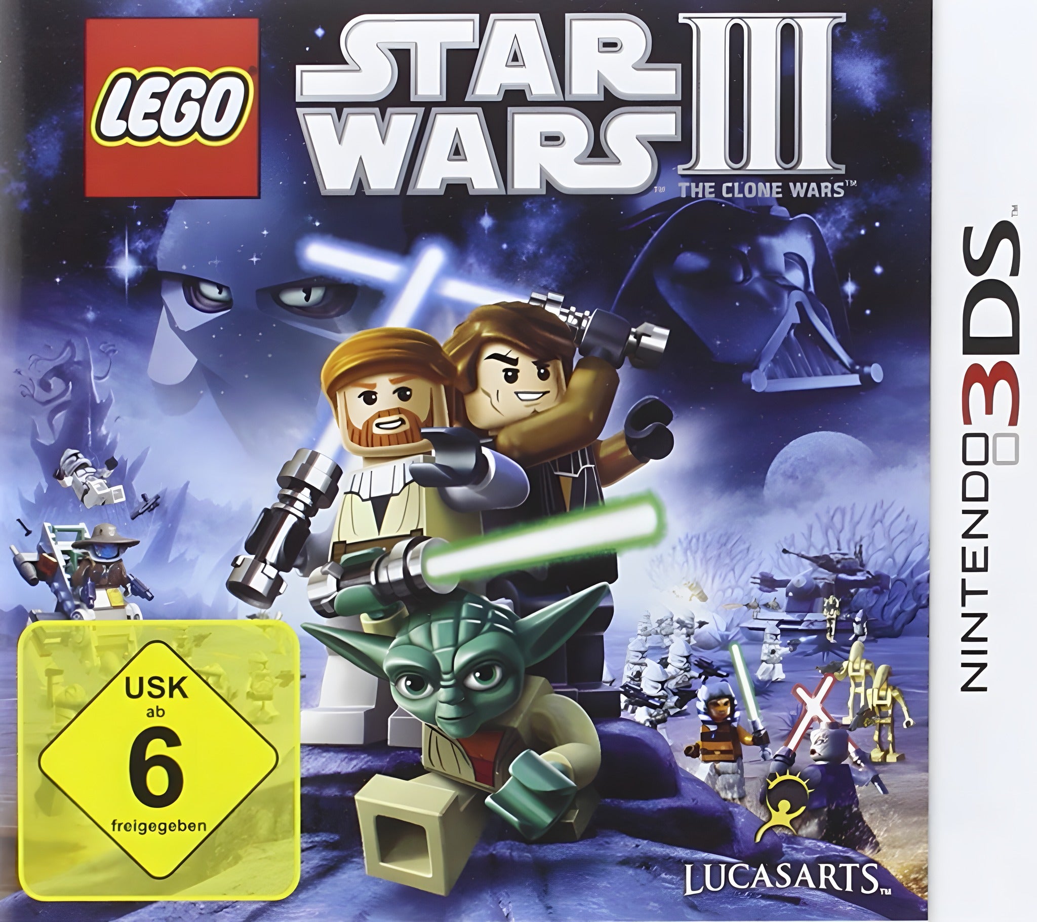 Lego Star Wars III / 3: The Clone Wars (DE) – Cover Vorderseite