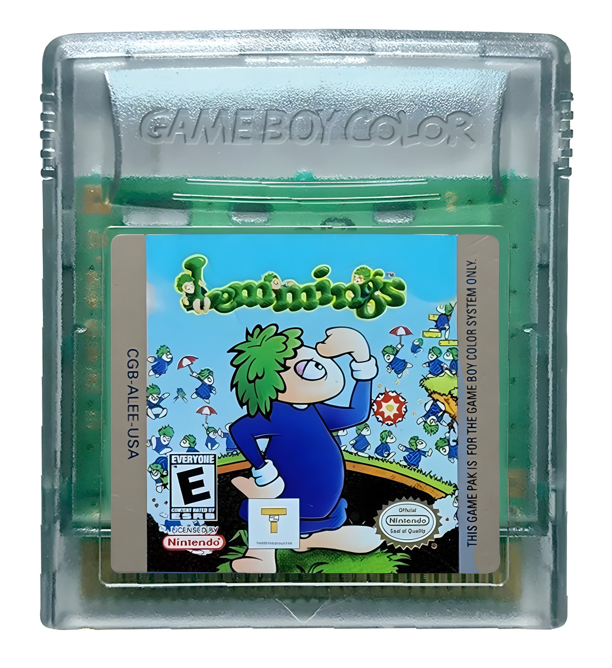 Das Modul von Lemmings für GameBoy Color