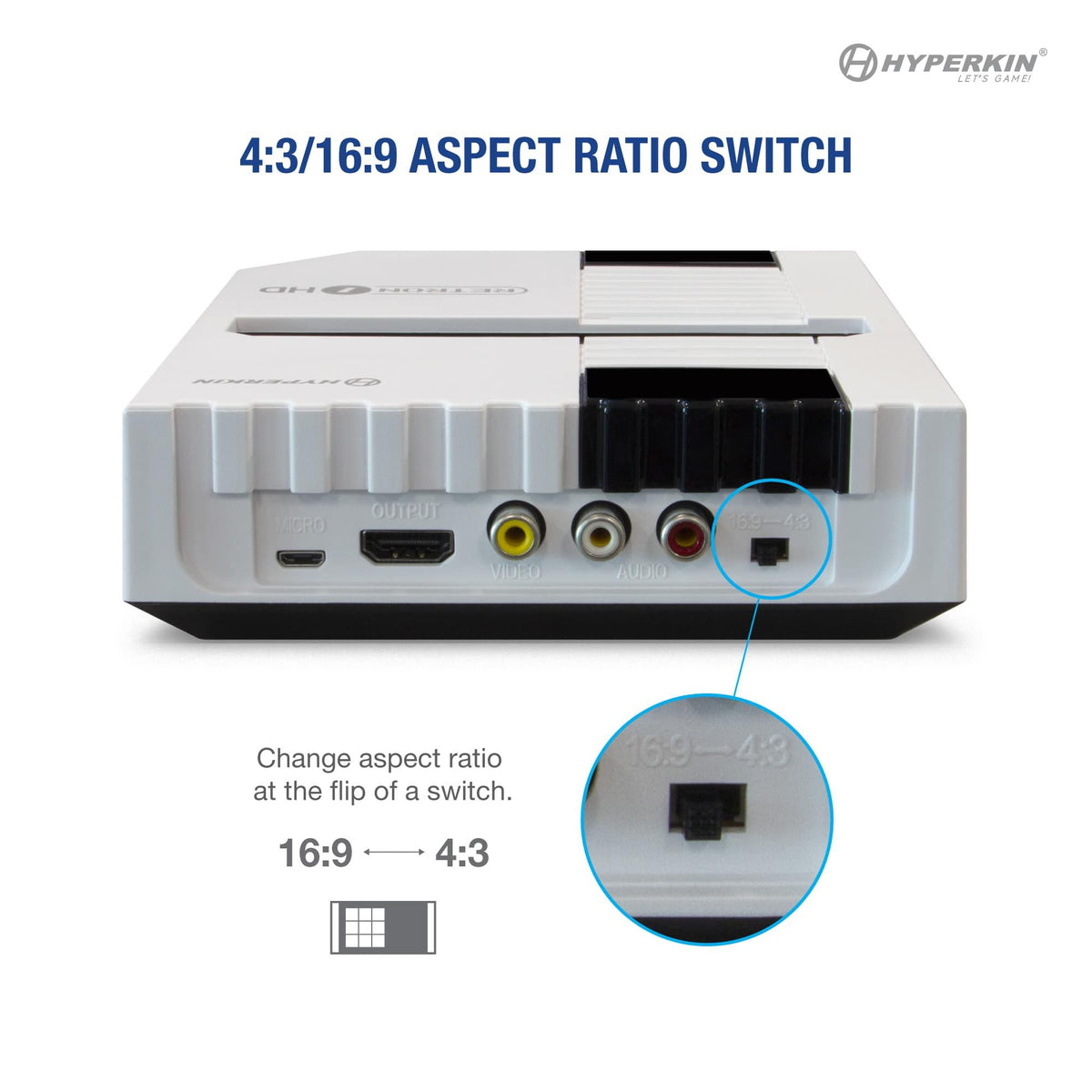 RetroN 1 HD Konsole Weiß [Hyperkin]