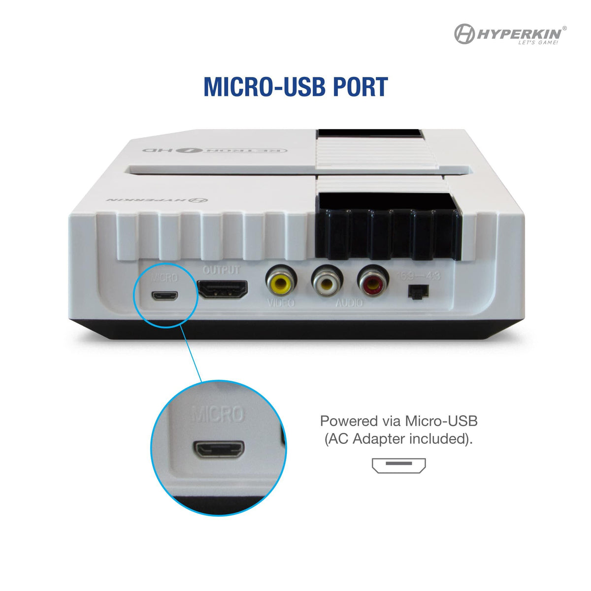 RetroN 1 HD Konsole Weiß [Hyperkin]