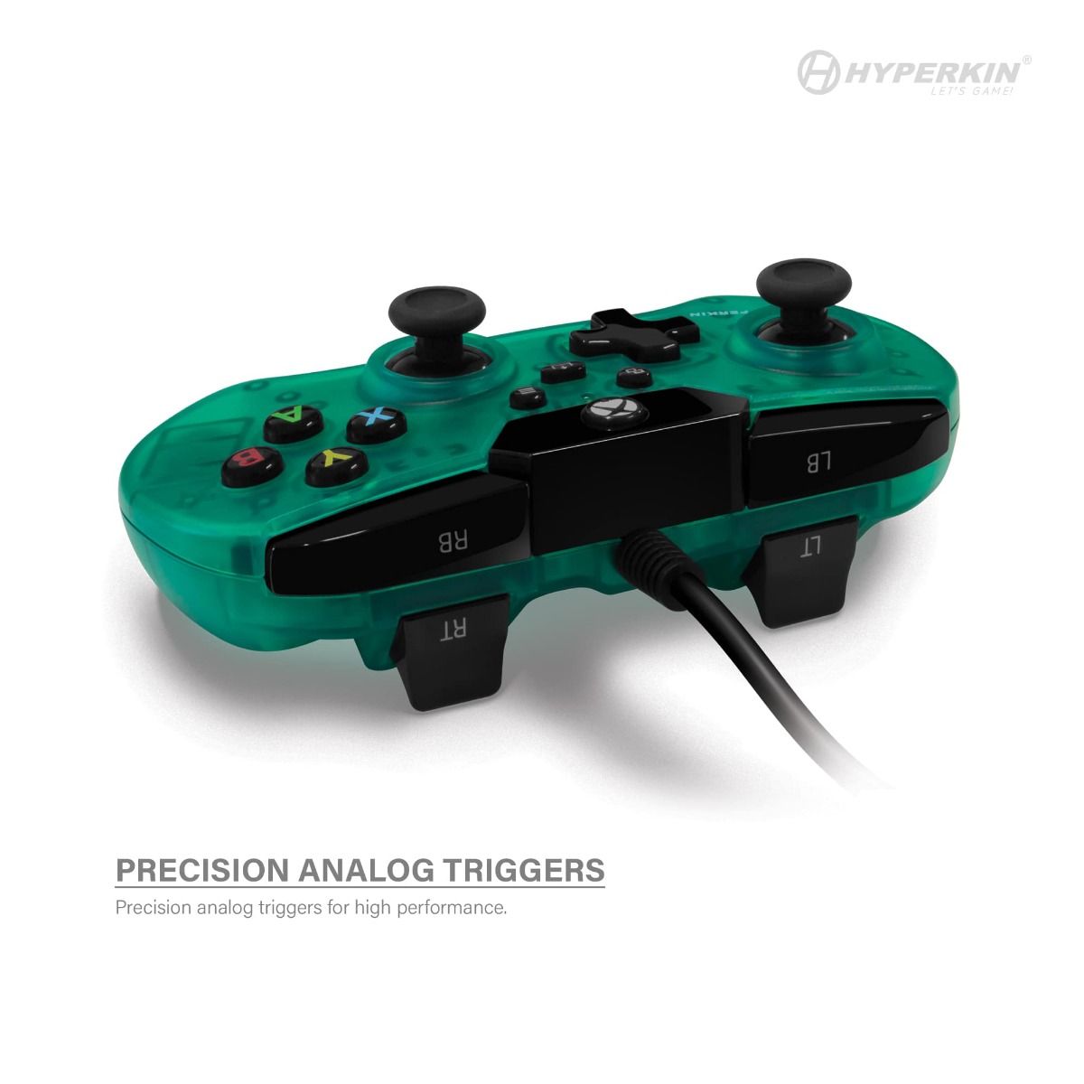 Offiziell lizenzierter Controller / Pad Aqua Green X91 90s Style [Hyperkin]