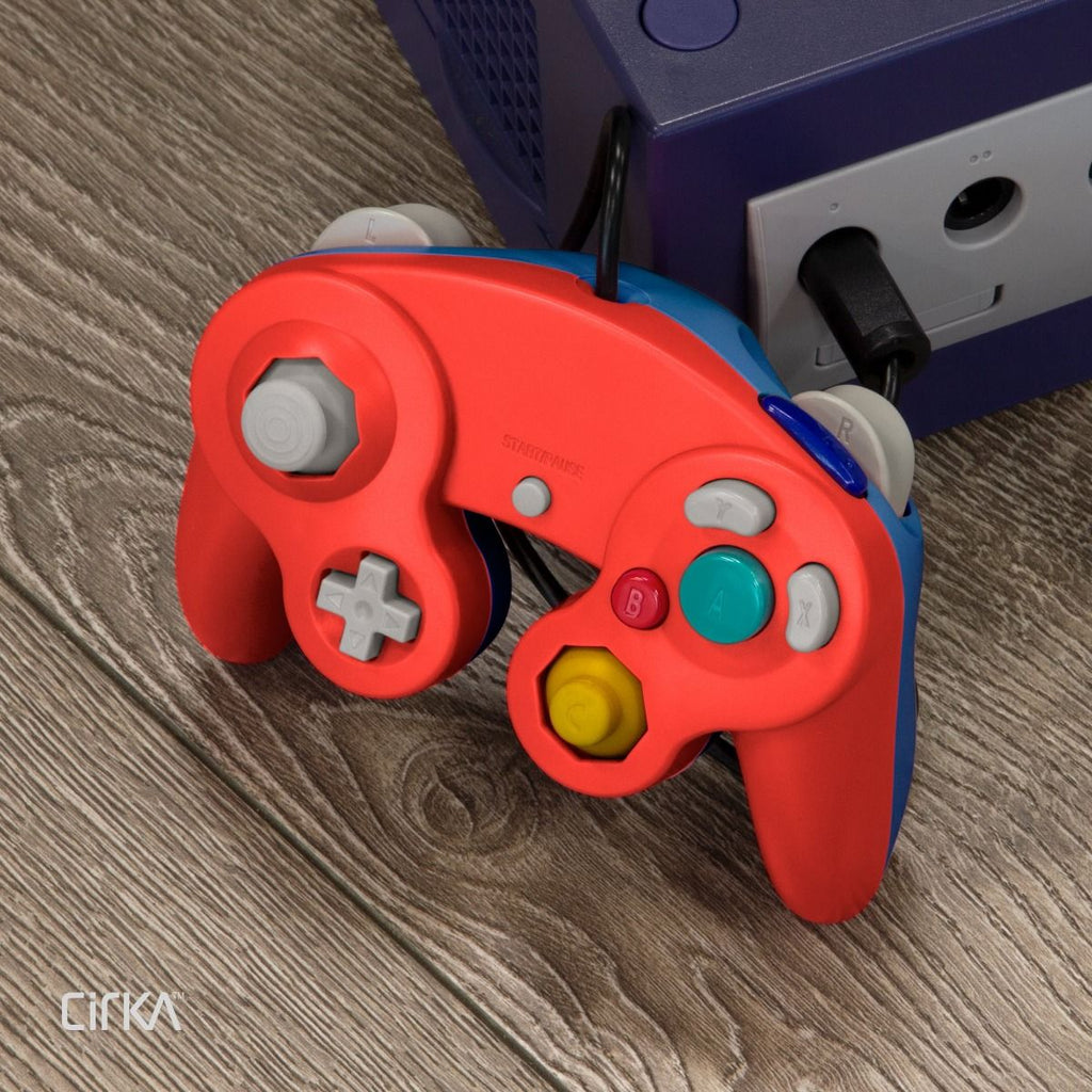 Controller / Pad rot+blau [Cirka]