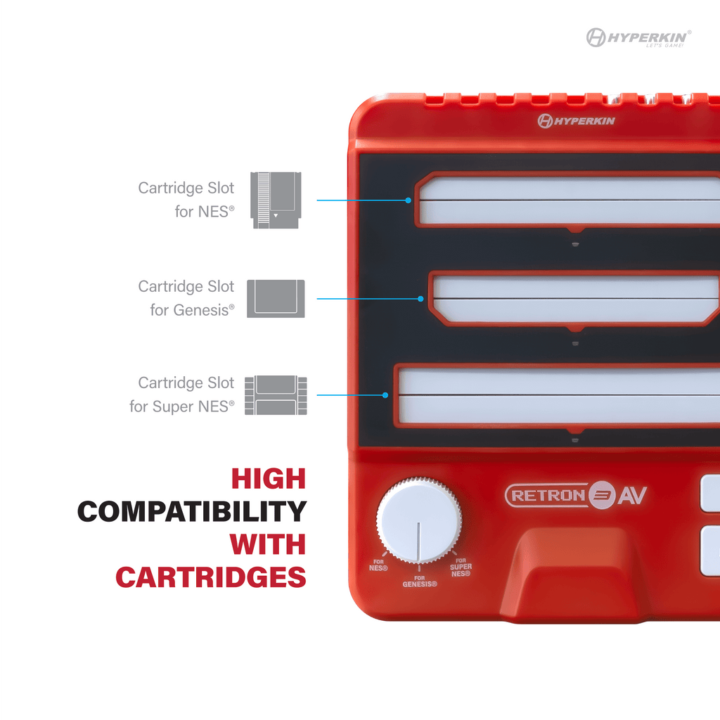Konsole RetroN 3 AV Phantom Red [Hyperkin]