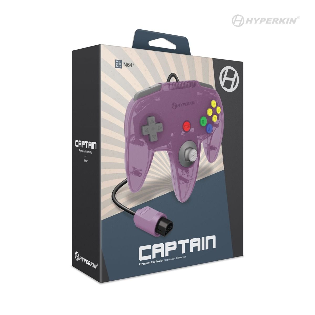 Captain Premium Controller Amethyst Purple [Hyperkin]