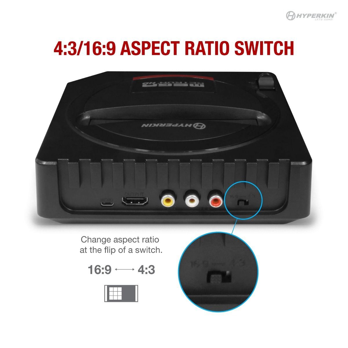 MegaRetroN HD schwarz