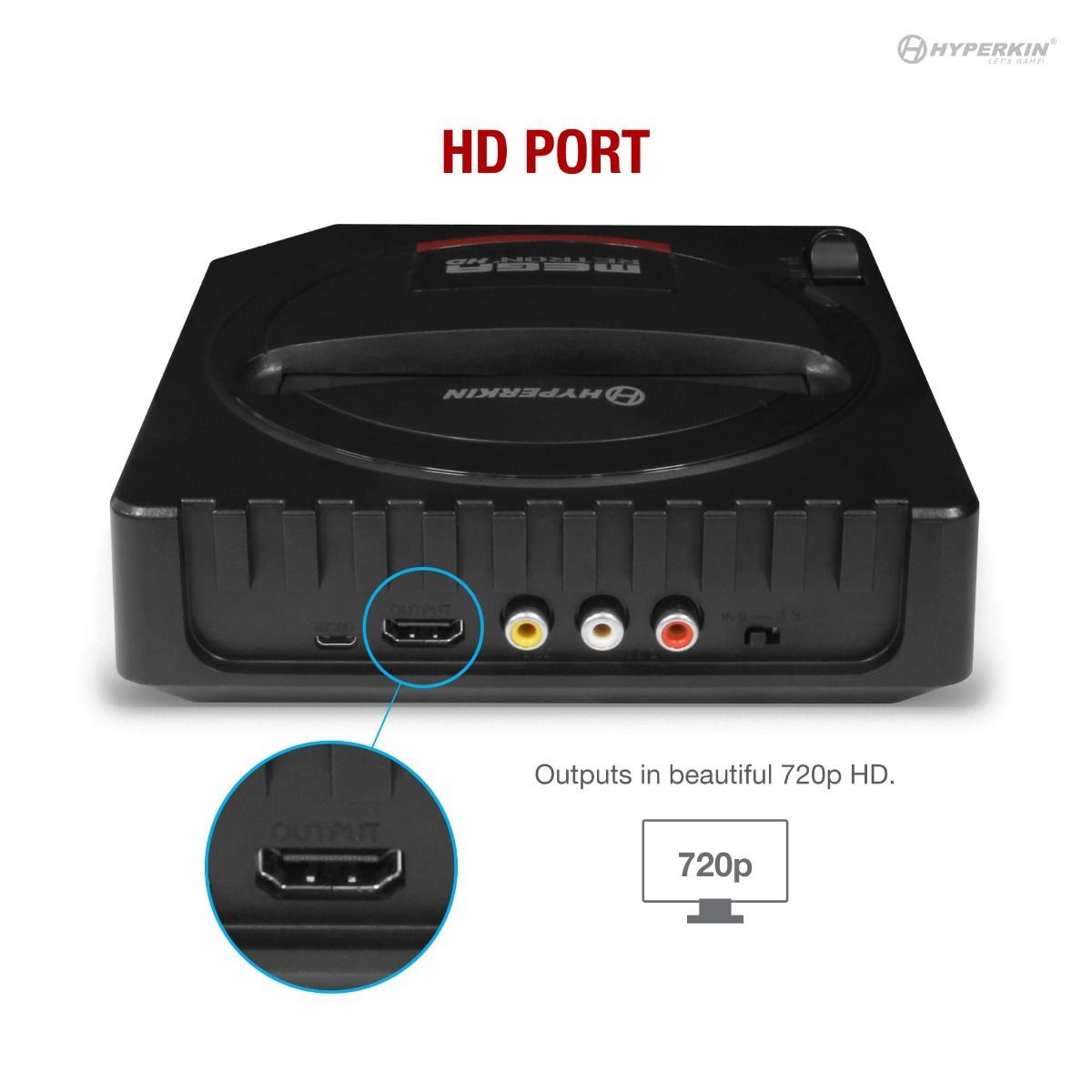 MegaRetroN HD schwarz