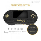 SupaBoy Black-Gold Portable Handheld [Hyperkin]