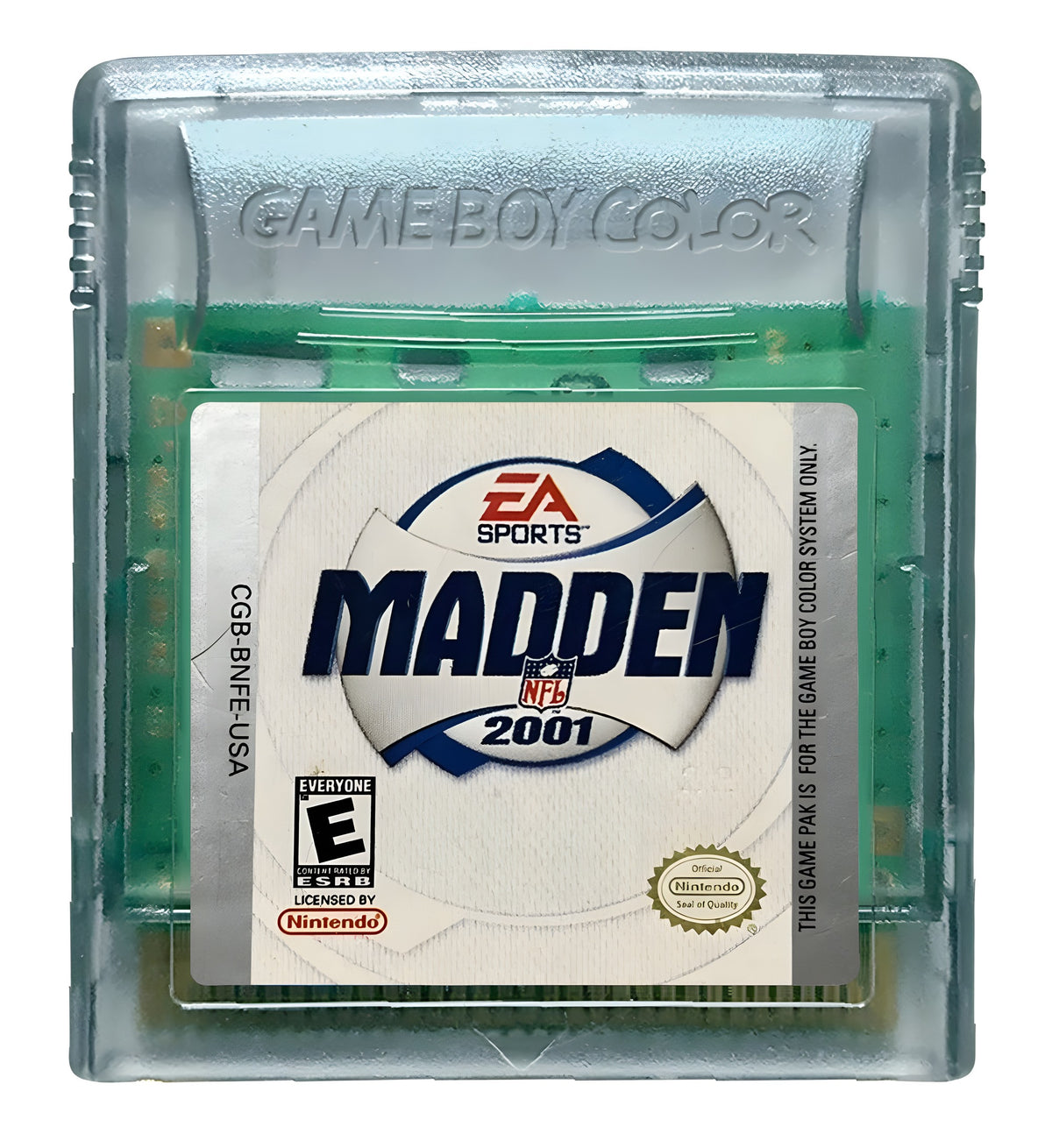 Das Modul von Madden NFL 2001 für GameBoy Color