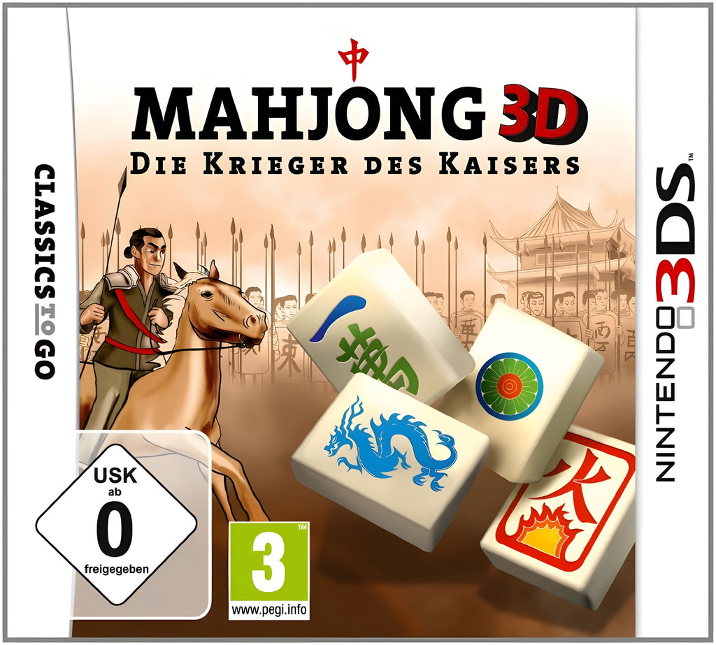 Das Cover von Mahjong 3D: Die Krieger des Kaisers / Warriors of the Emperor für Nintendo 3DS