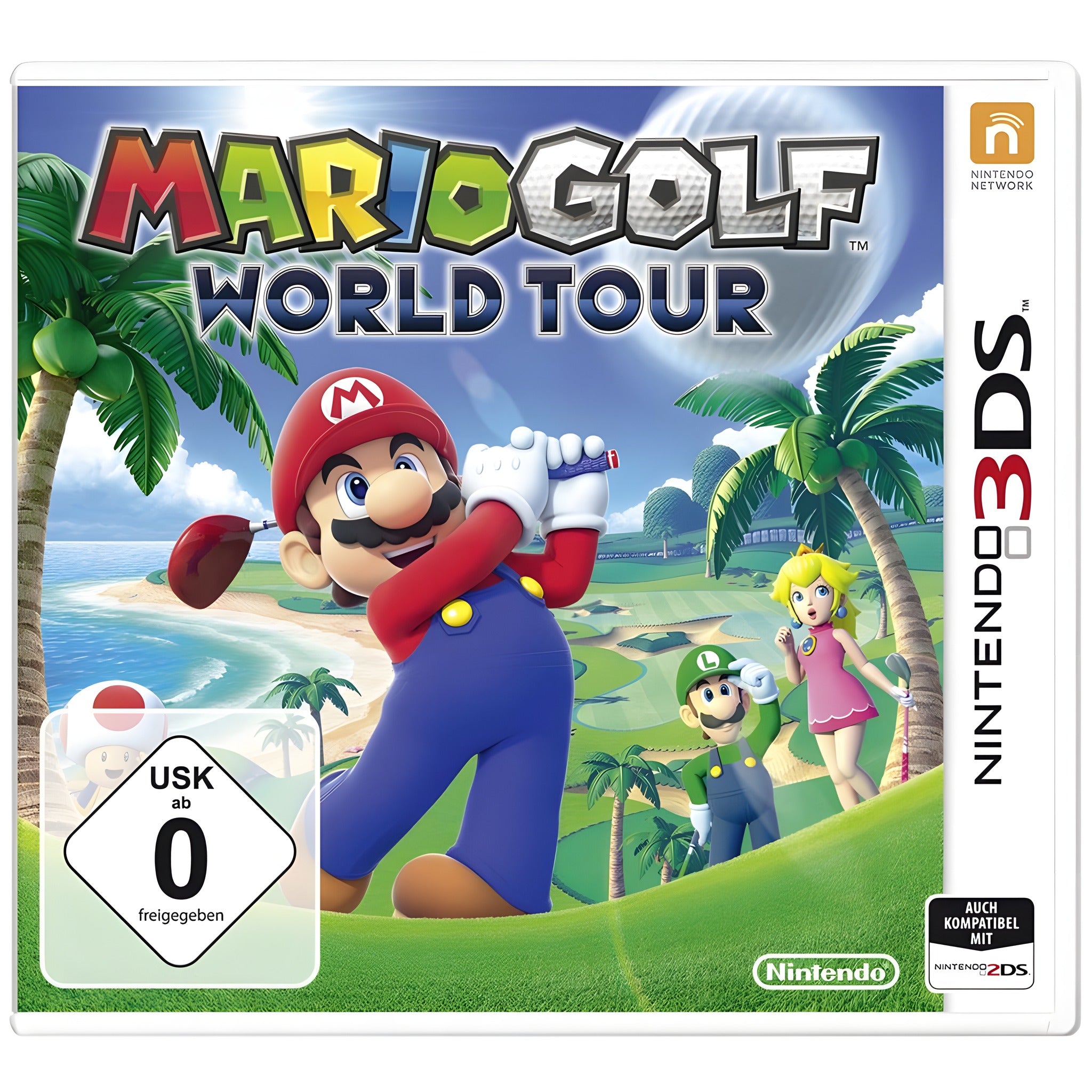 Mario Golf: World Tour (DE) – Cover Vorderseite