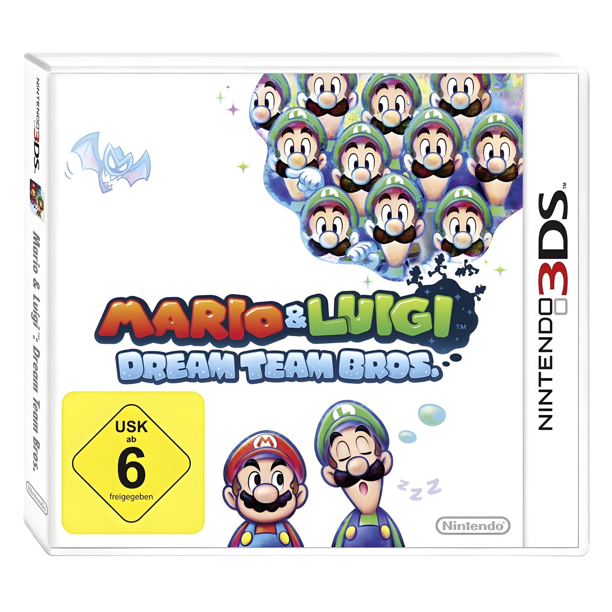 Mario & Luigi: Dream Team Bros. (DE) – Cover Vorderseite