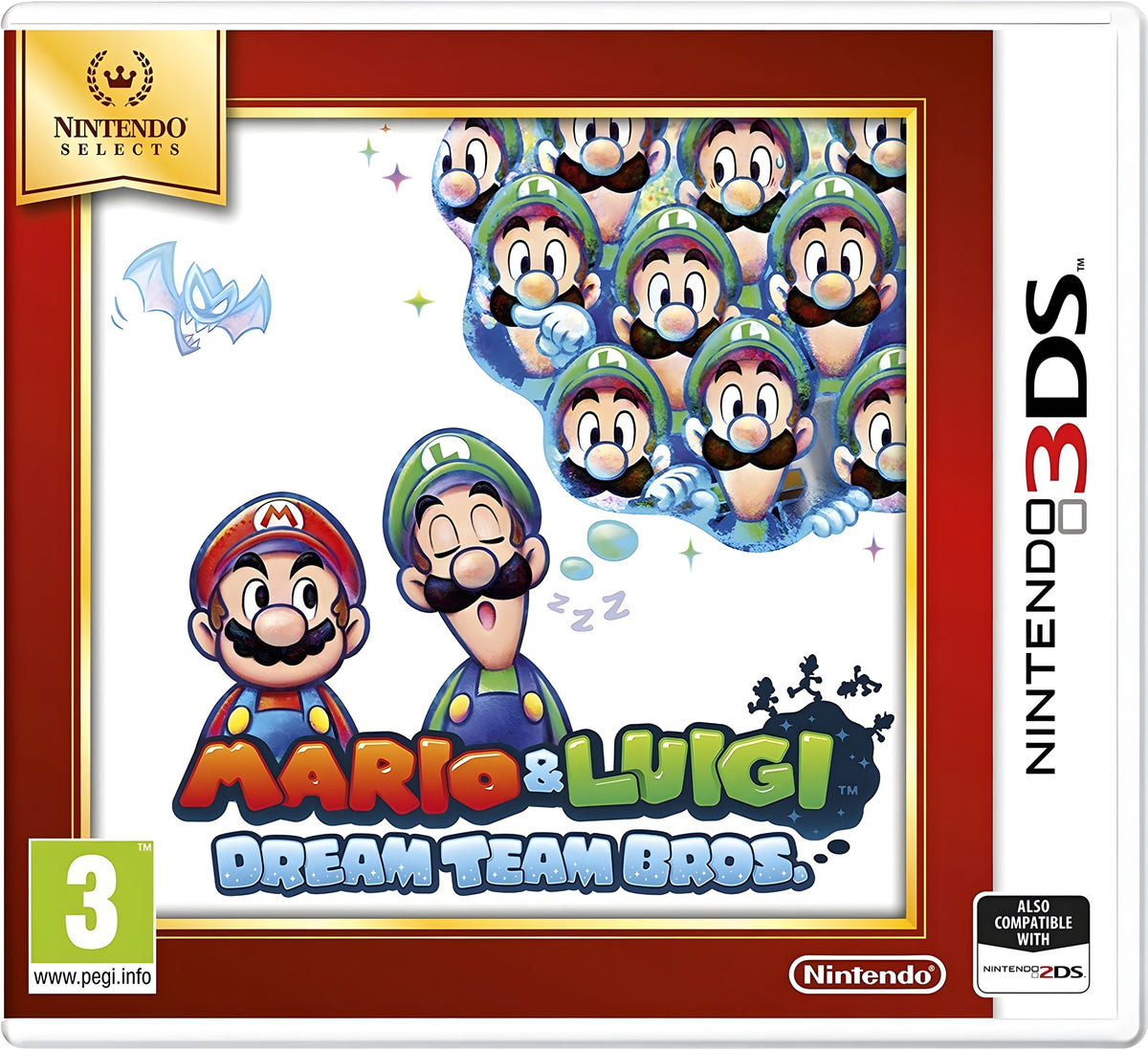 Das Cover von Mario & Luigi: Dream Team Bros. für Nintendo 3DS