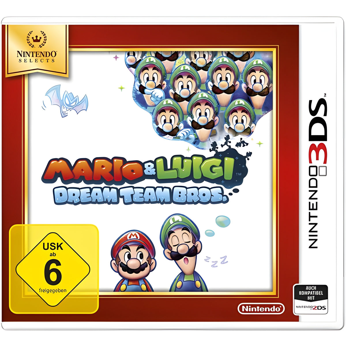 Das Cover von Mario & Luigi: Dream Team Bros. für Nintendo 3DS