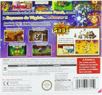 Die Rückseite der Verpackung von Mario & Luigi Superstar Saga + Les Sbires de Bowser zeigt mehrere kleine Spielszenen.
