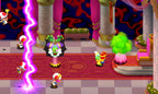 In Mario & Luigi Superstar Saga + Les Sbires de Bowser greift ein Gegner mit Blitzen an.