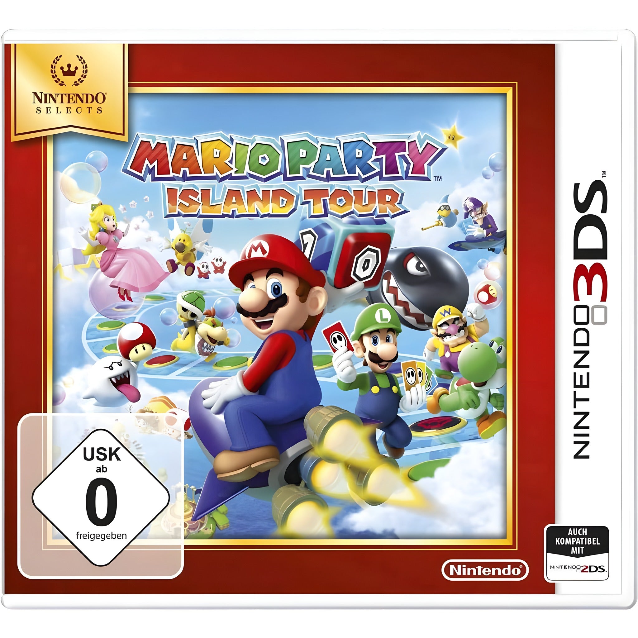 Mario Party: Island Tour (DE) — Nintendo Selects – Cover Vorderseite