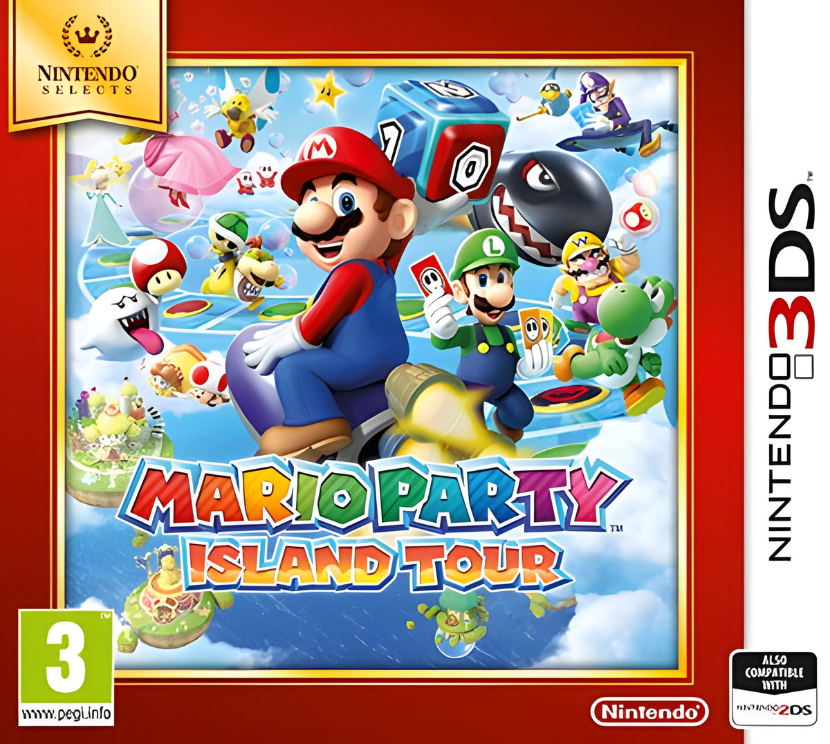 Das Cover von Mario Party: Island Tour für Nintendo 3DS