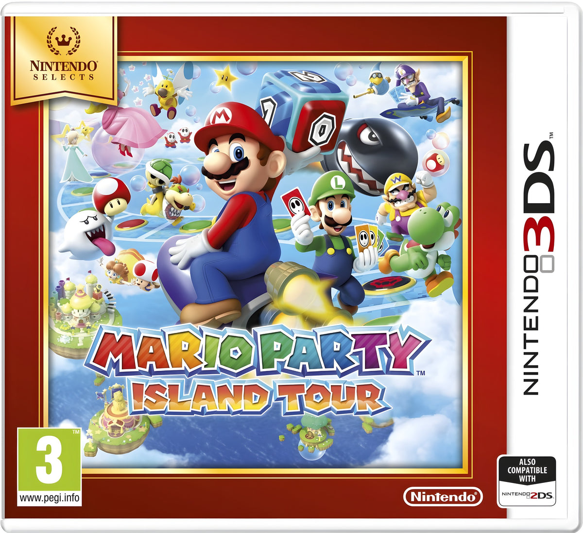 Das Cover von Mario Party: Island Tour für Nintendo 3DS