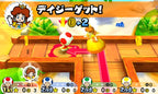 Daisy und Toad bewegen sich in Mario Party: Star Rush durch ein Labyrinth.