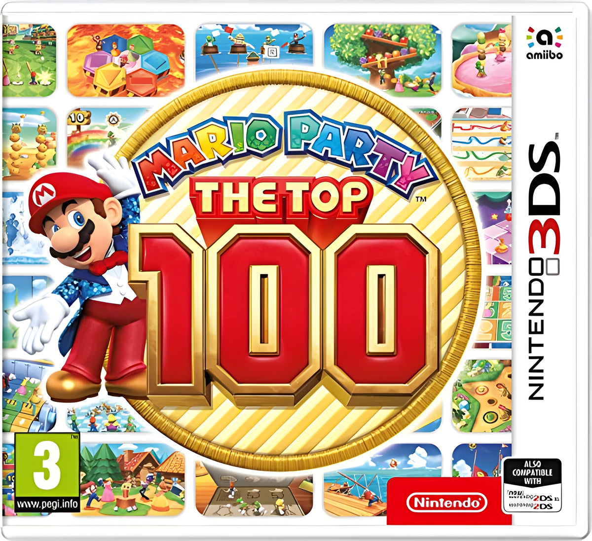 Das Cover von Mario Party: The Top 100 für Nintendo 3DS
