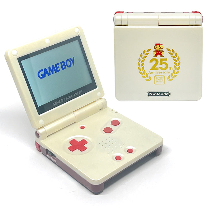 Konsole GBA SP Mario25th IPS V3 Mod + OSD + Netzteil
