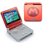 Konsole GBA SP Mario Edition IPS V3 + Colorchange + Pixel Effekt + OSD + Netzteil — Mario Edition IPS V3