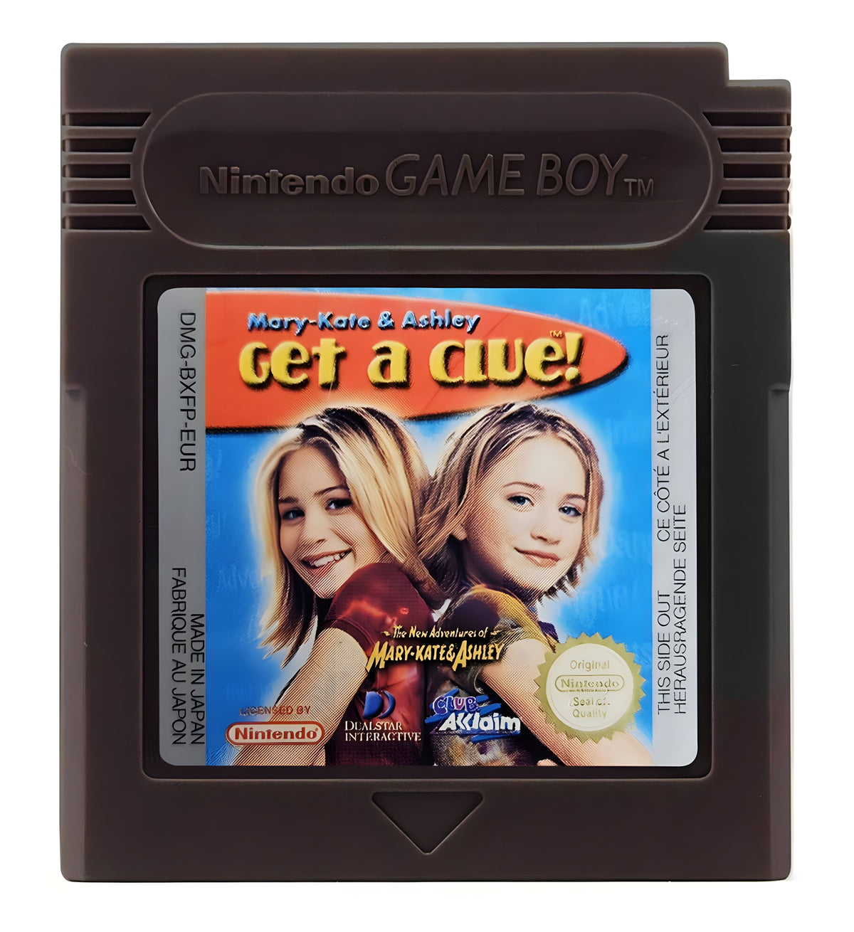 Das Modul von Mary Kate and Ashley: Get a Clue! für GameBoy Color