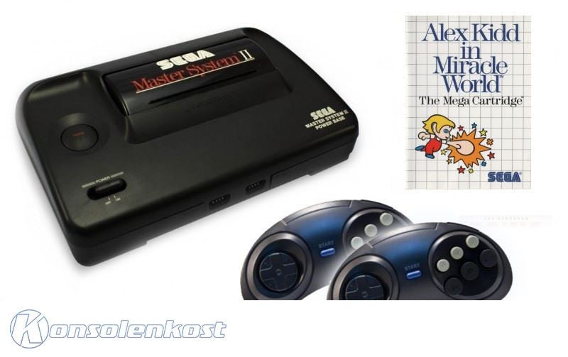 Konsole MS2 + Alex Kidd + 2 Controller + Zubehör