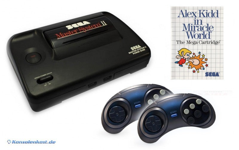 Konsole MS2 + Alex Kidd + 2 Controller + Zubehör