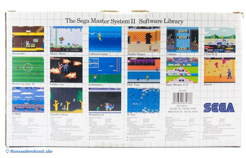 Konsole MS2 Alex Kidd Edition + Spiel + Original Controller + Zubehör — Alex Kidd Edition