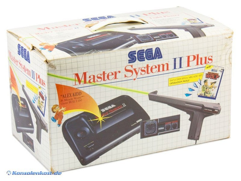 Konsole MS2 Plus Set + 2 Spiele + Light Phaser + Controller + Zubehör