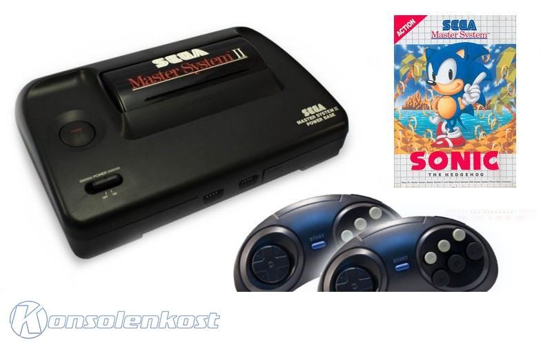 Konsole MS2 + Sonic 1 + 2 Controller + Zubehör