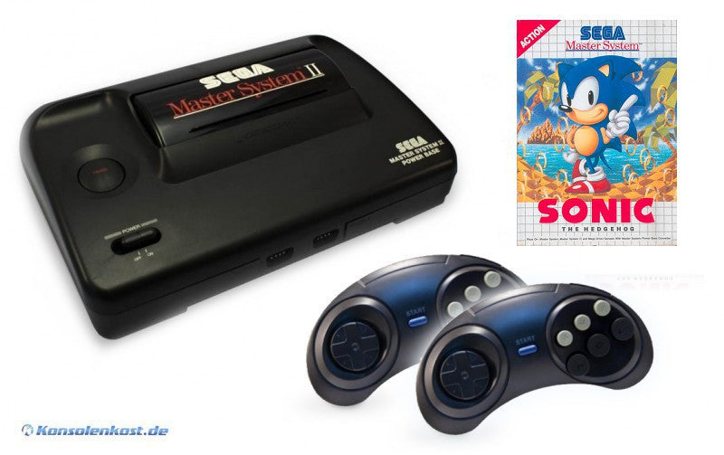 Konsole MS2 + Sonic 1 + 2 Controller + Zubehör