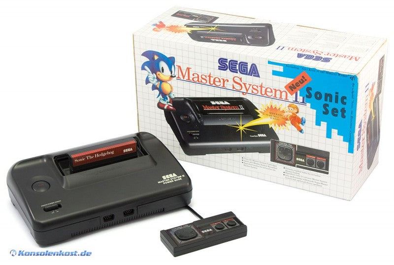 Konsole MS2 Sonic Set + Alex Kidd & Sonic 1, Original Controller & Zubehör