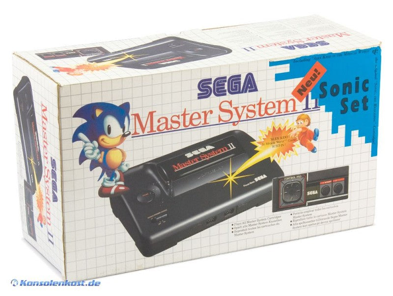 Konsole MS2 Sonic Set + Alex Kidd & Sonic 1, Original Controller & Zubehör