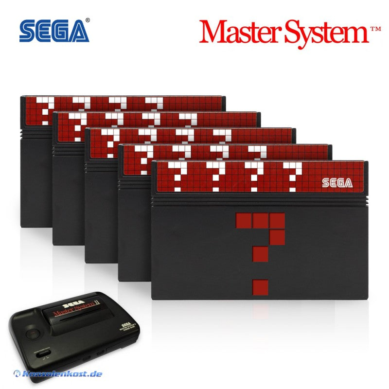 Wundertüte: 5 Original Master System Spiele