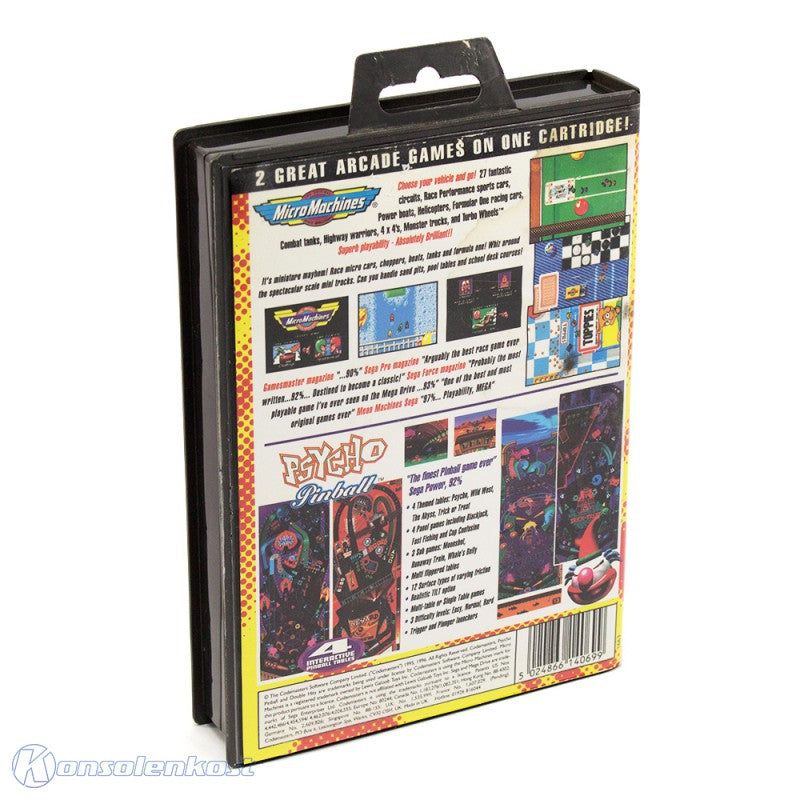 2 in 1: Micro Machines + Psycho Pinball [Double Hits] (EU)