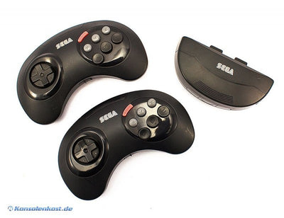 2x Original Wireless Infrarot 6 Button Controller + Empfänger [SEGA]