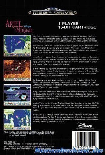Ariel: The Little Mermaid, Disney's (EU)