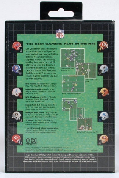 NFL Sports Talk Football '93: starring Joe Montana (US)
