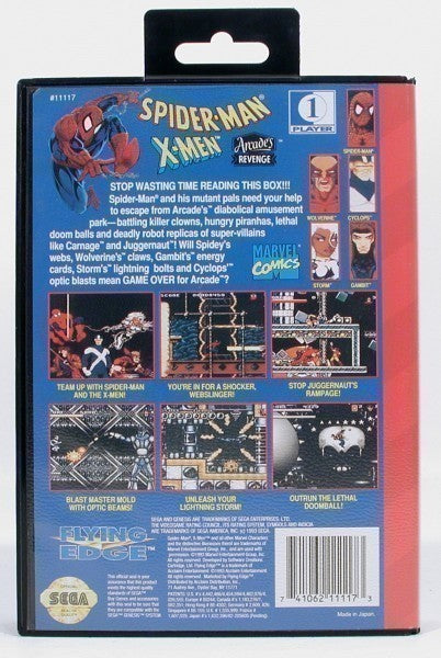 Spider-Man / X-Men: Arcade's Revenge (US)