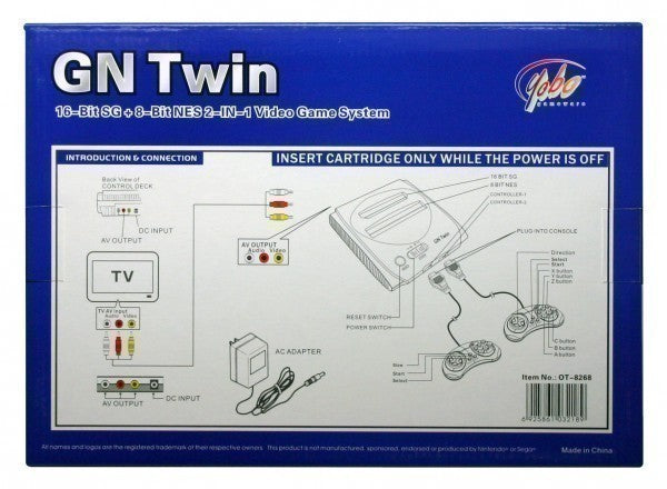 Konsole GN Twin 2in1 / Nintendo NES + SEGA MD