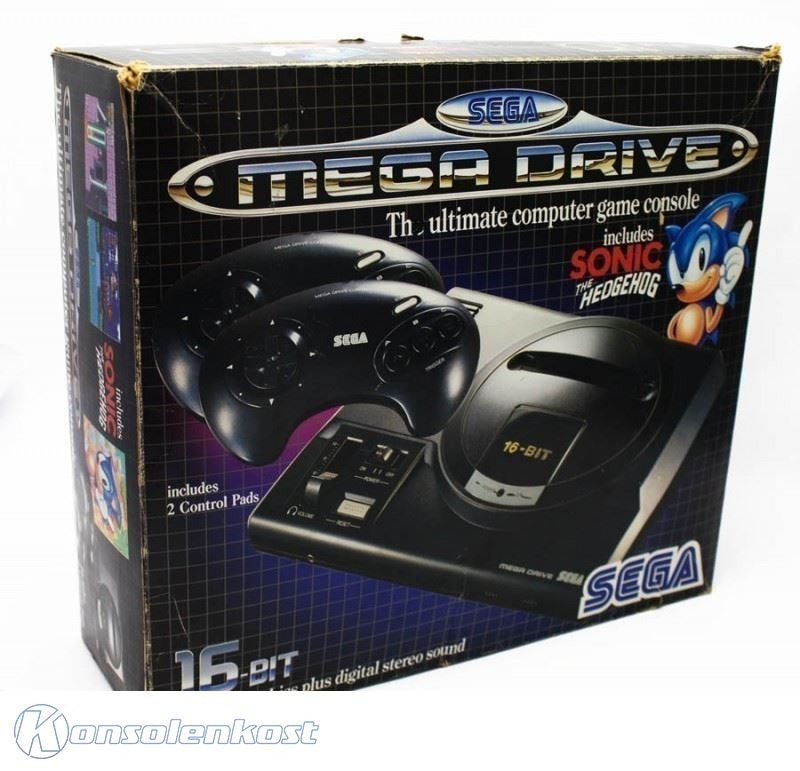 Konsole MD1 + Sonic + 2 Original Controller